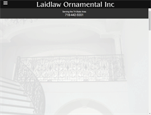 Tablet Screenshot of laidlawsiron.com